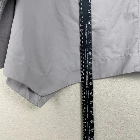 Lanvin‎ En Bleu Mixed Media Cardigan Gray IT 38 Asymmetrical Lagenlook - Picture 12 of 13